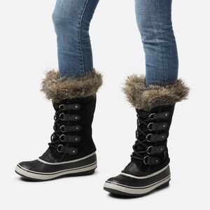 Boots Sorel Joan of Arctic Black Waterproof Snowboots Women's Size 10.